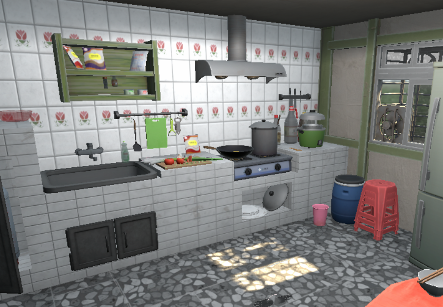 A photo of a kitchen in Taiwan